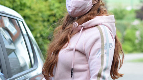 Mund Nasenmaske Springstar, Maske Reitstall, maske reiter