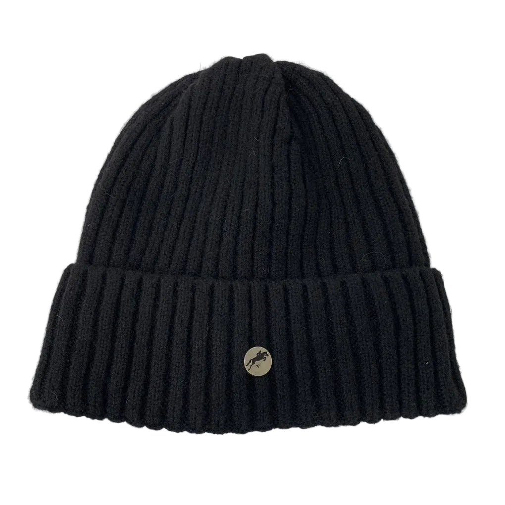Fleece Mütze Damen Rippstrick gefüttert Springstar Beanie schwarz