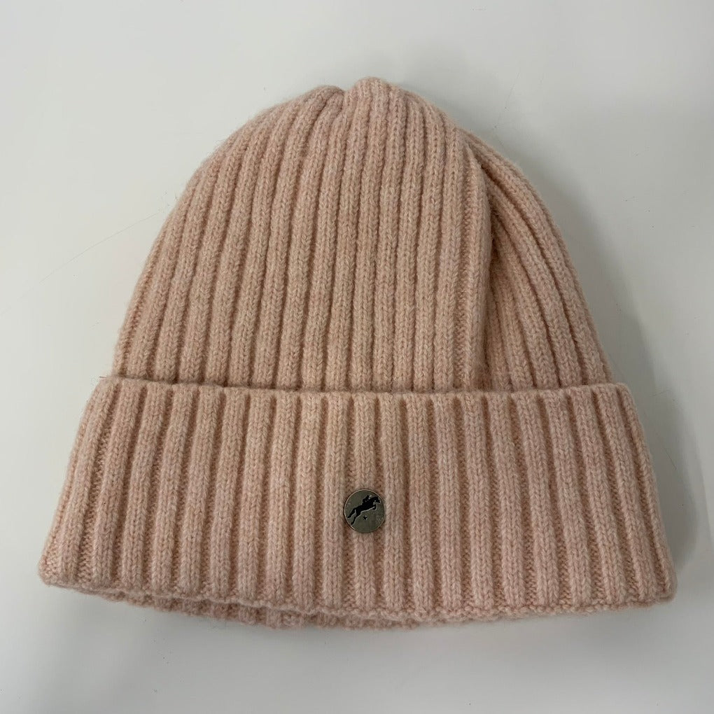 Fleece Mütze Damen Rippstrick gefüttert Springstar Beanie rosa