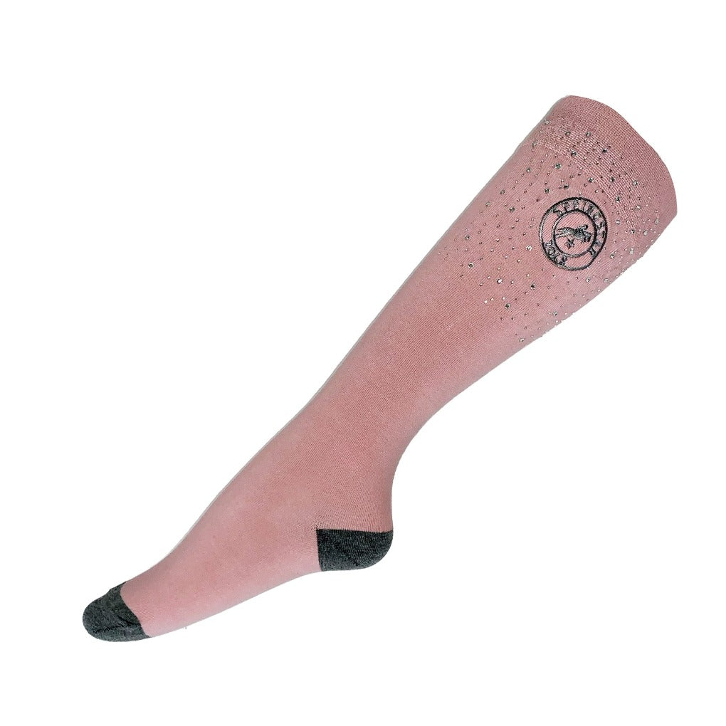 reitsocken glitzer kinder erwachsene mädchen reitstrümpfe rosa pikeur springstar