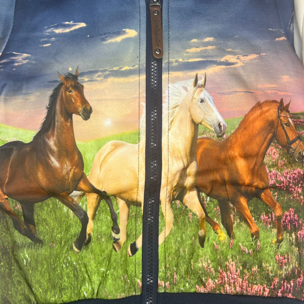 kinder hoodie wendy pferdemotiv Mädchen kapuzenjacke