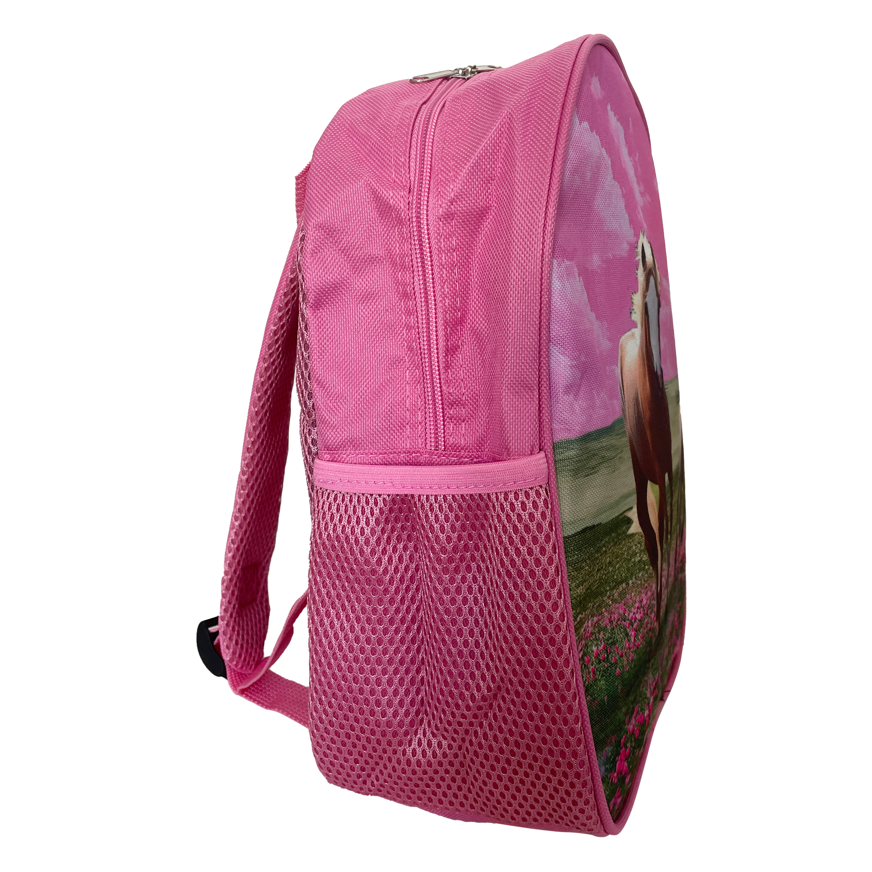Kinder rucksack pferdemotiv pink rosa pferd fohlen