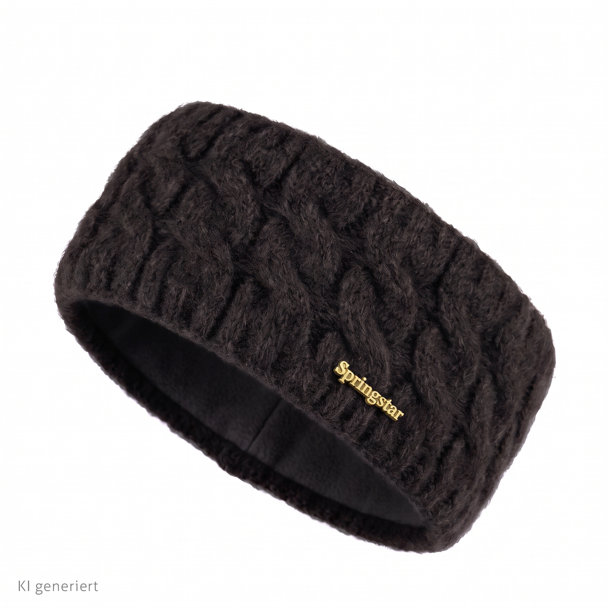Stirnband Reiten breites Design schwarz