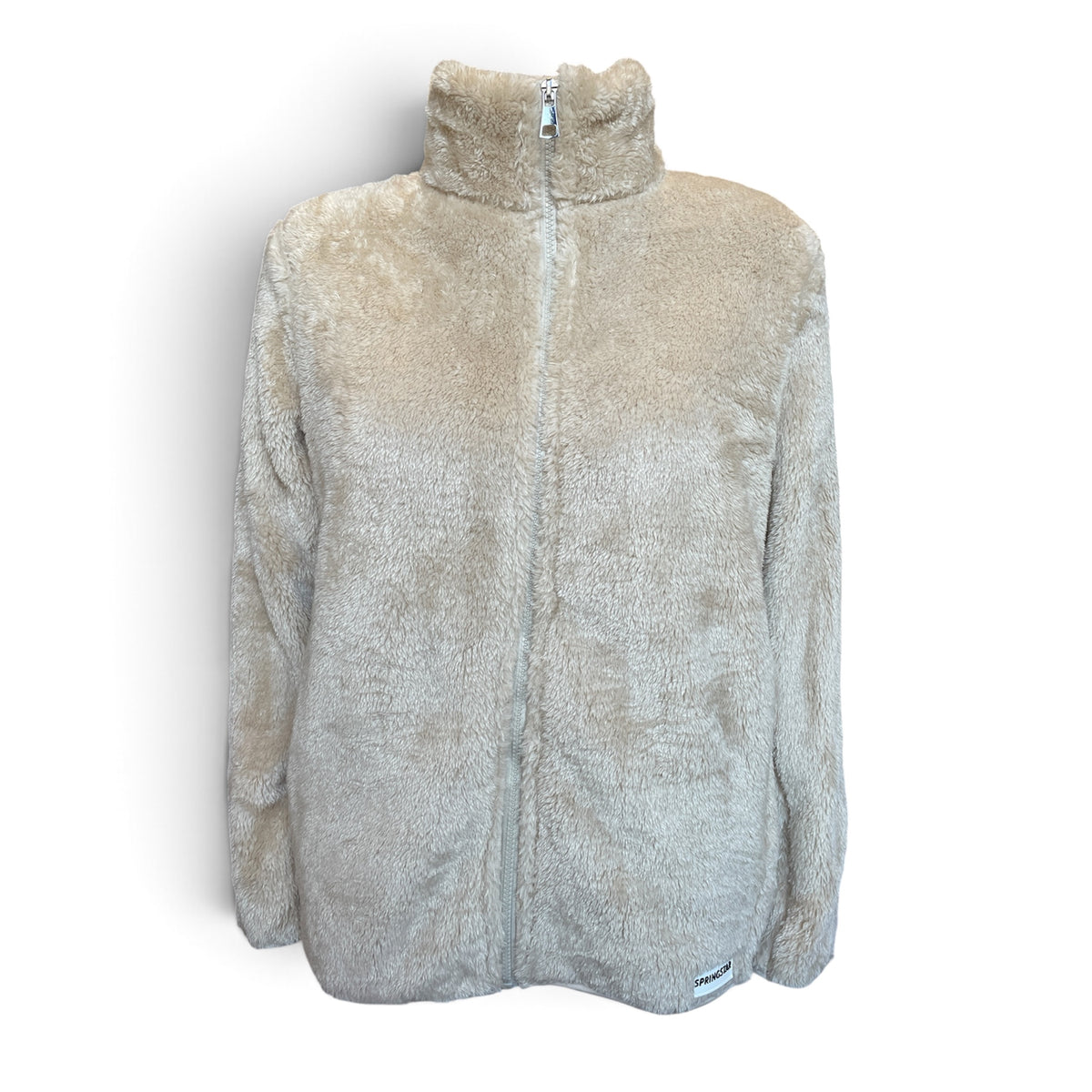 Stalljacke Kuschelfleece Beige