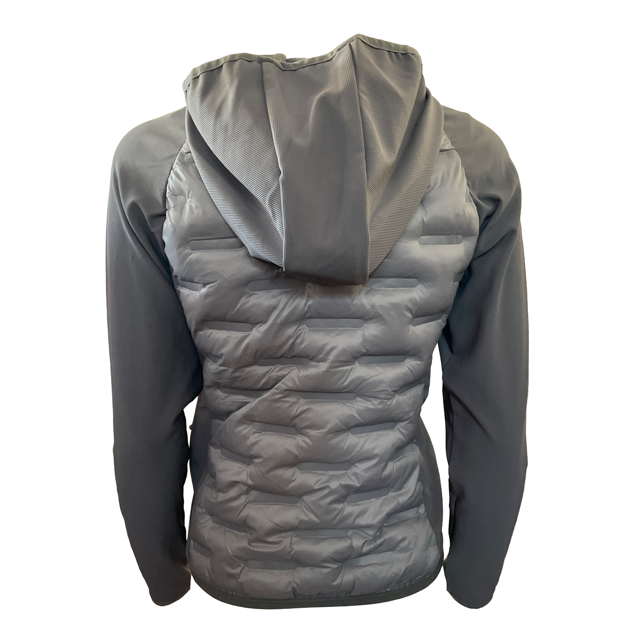 Damen Funktions Reitjacke Bella Springstar Hybrid Übergangsjacke leichte Steppjacke mit Kapuze Grau