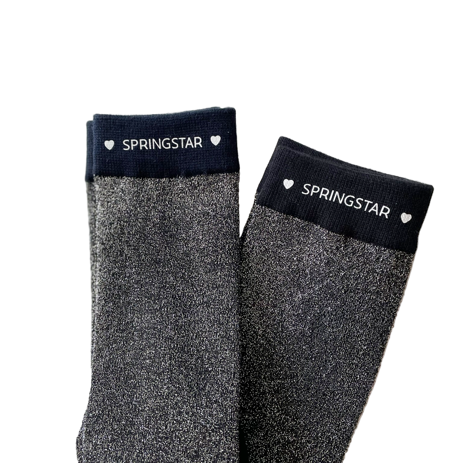 glitter reitsocken lurex kinder und erwachsene schwarz dunkelblau glitzer silber