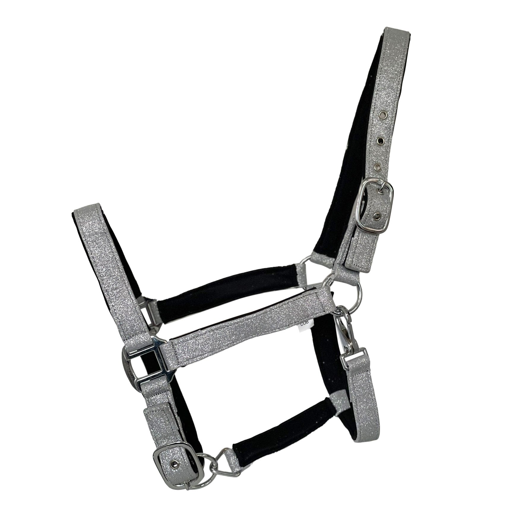 Glitzer Halfter Siri silber