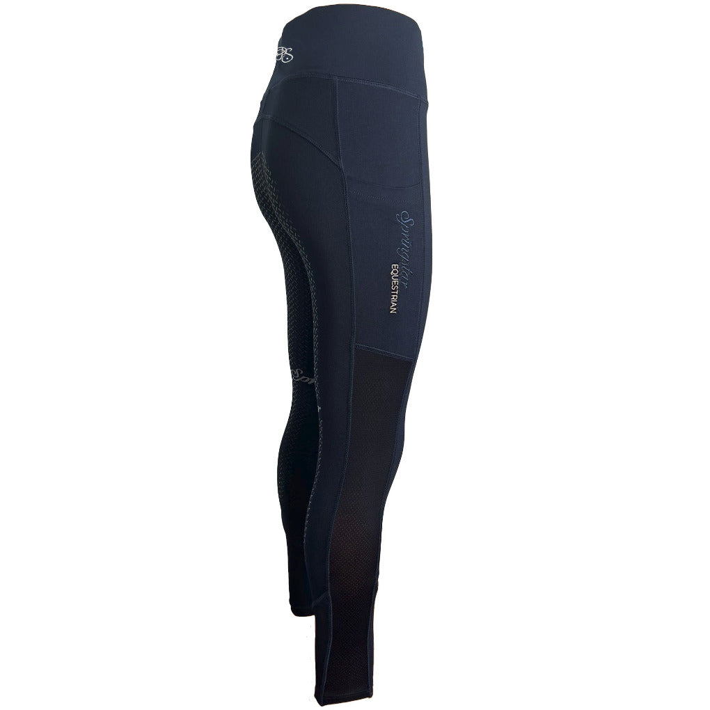 grip reitleggings mesh sommerwind navy
