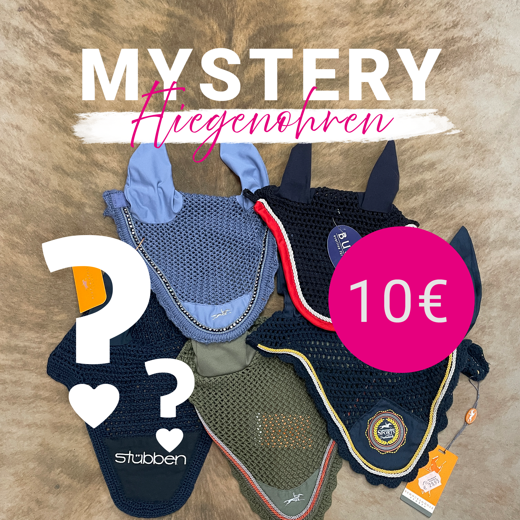 Mystery Fliegenohren, Fliegenmütze Pferd günstig, Stübben Fliegenohren Angebot, Schockemöhle Fliegenschutz Reitsport, Fliegenhaube 10 Euro, Springstar Sale
