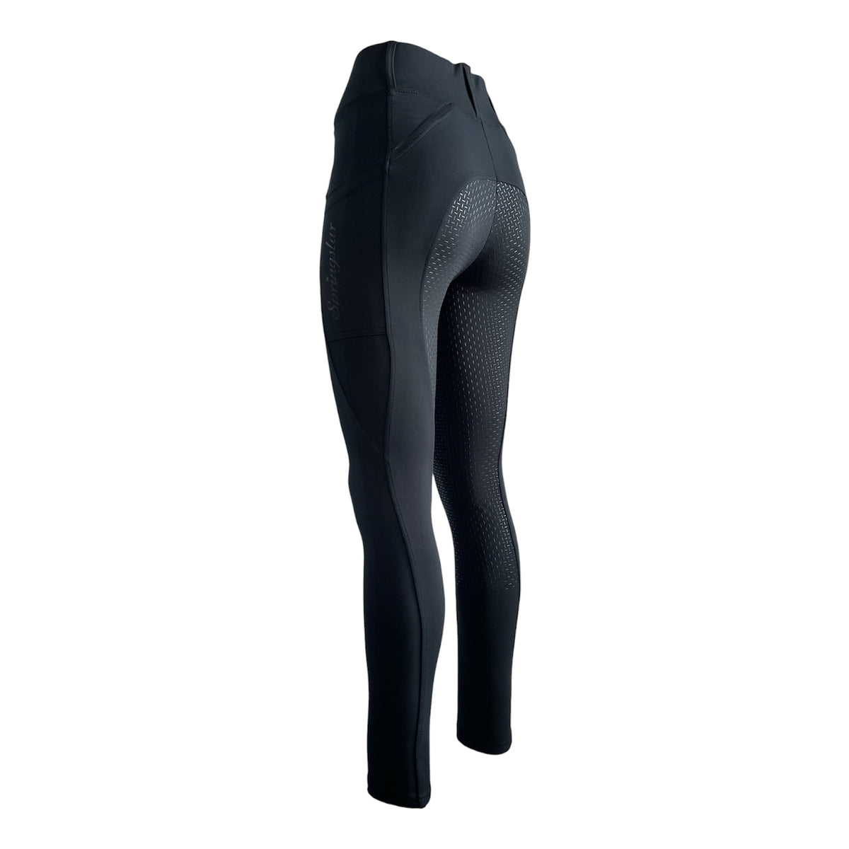 springstar reitleggings vollbesatz schwarz