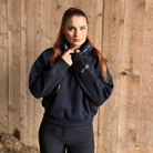 oversize hoodie mit kapuze blau springstar spooks kapuzenpulli cropped