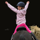 reithose kinder reiterhose mädchen glitzer pink springstar comfy