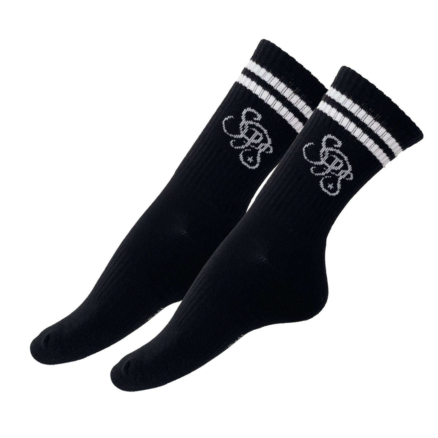 tennissocken sportsocken baumwolle schwarz weiß gestreift streifen stripes laufsocken reitsocken