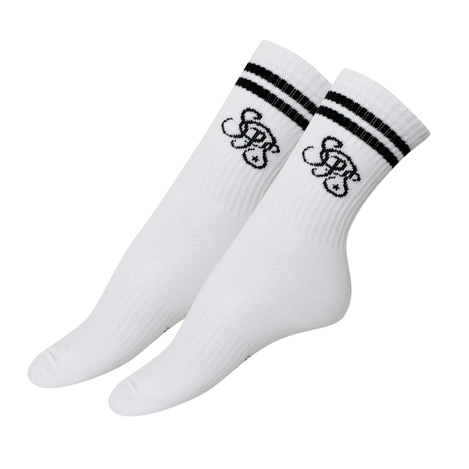tennissocken sportsocken baumwolle weiß  gestreift streifen stripes laufsocken reitsocken