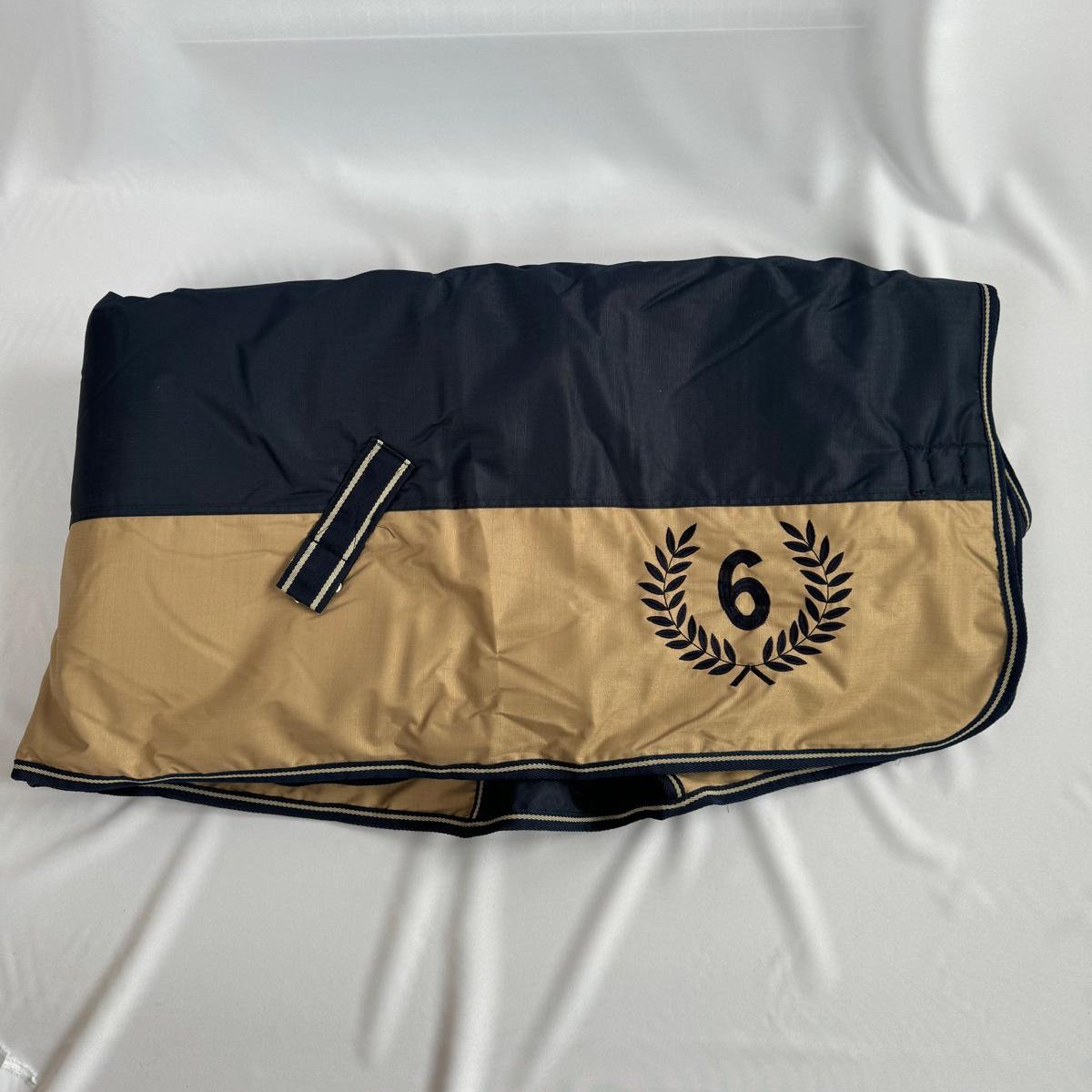 wind und regendecke pferd blau gold fleece springstar