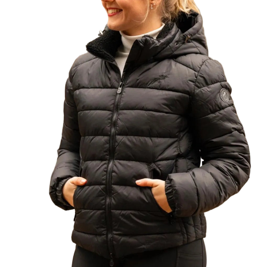 Winterjacke spooks fleece jacke winter schwarz