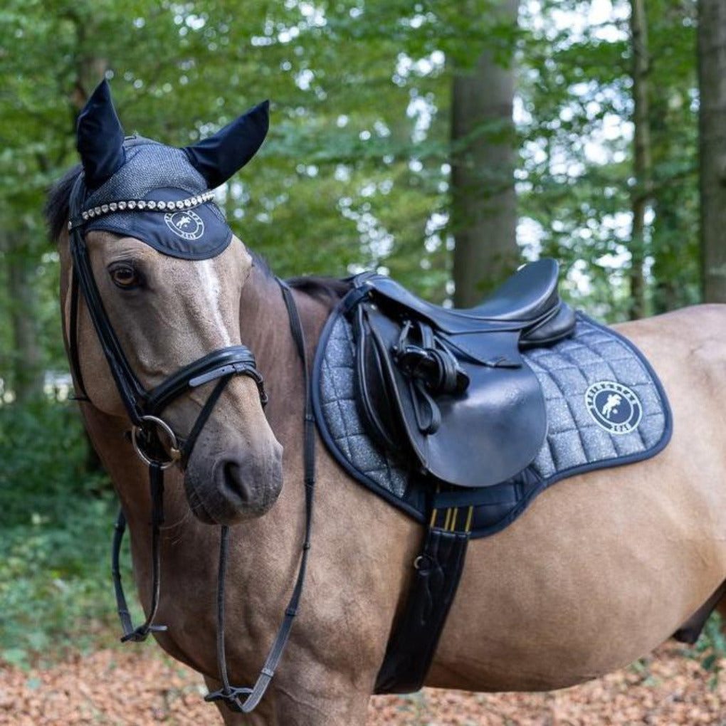 glitzer schabracke springen pferd cotton schbracke square blau glitzer vs vielseitigkeit springschabracke spooks springstar spring outfit pferd