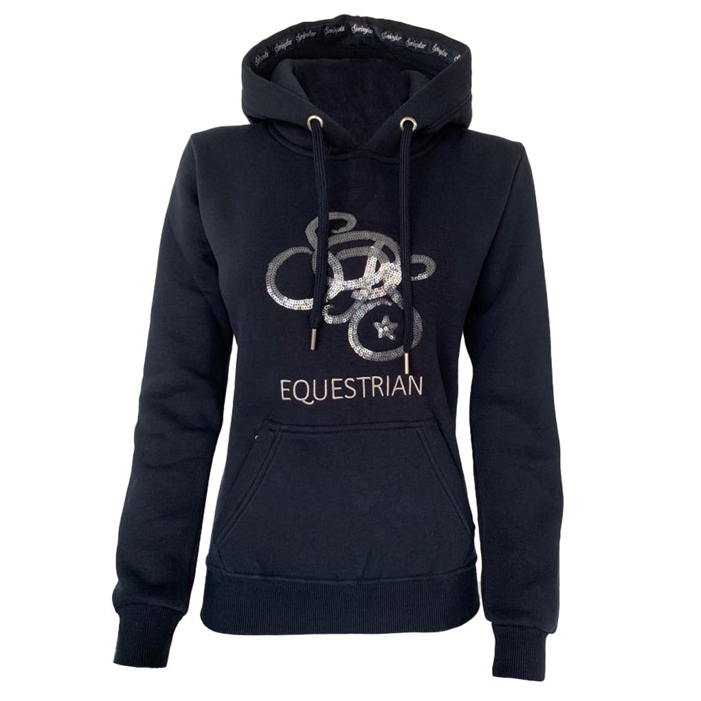 Hoodie Reiten-Elly-mit-Kangurutasche-dunkelblau-nightblue-springstar-reithoodie spooks