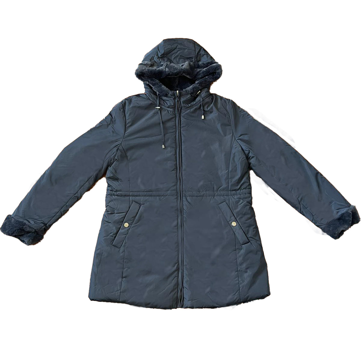Plus Size Parka spooks wendbar "Sisa" (Größe 40-48) blau
