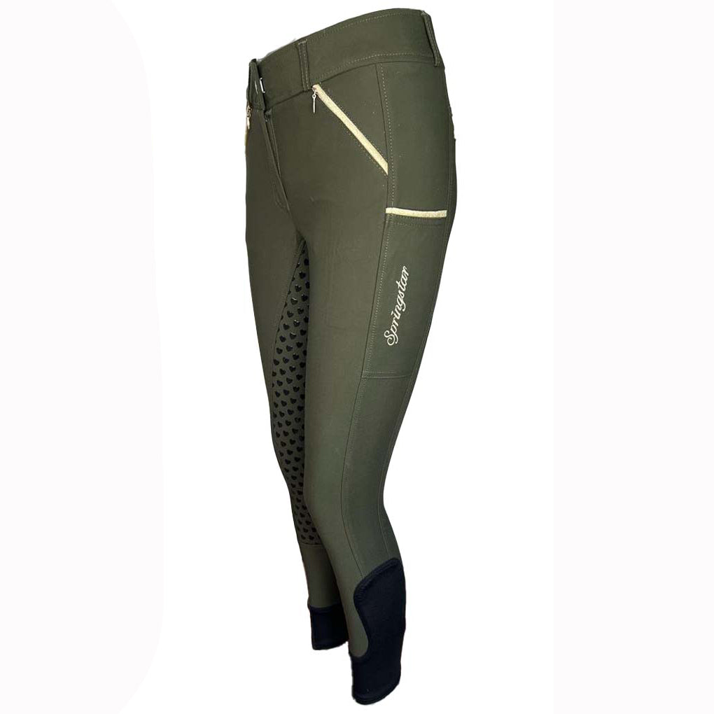Sommer-Reithose-Herzstueck-mit-Handytasche-DarkGreen-black-navy-white-silver-lightgold-springstar-luftige-reithose-reithosefuerdensommer reithose mit taschen