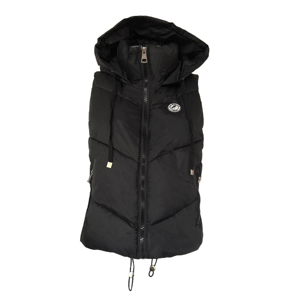 carmen, steppweste, weste, black, schwarz, springstar,v steppung, steppung,kapuze