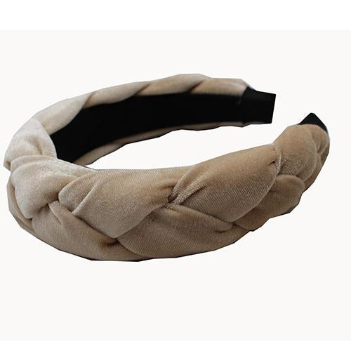 Haarreif, samt, samthaarreif, zopfmuster, haarschmuck, springstar, haa