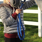 Springstar Set, bunter pferdestrick, lederstrick, lederführstrick, Halfterset, Halfter Set, Halfter und Strick, Strickset, buntes halfterset, pferde, pferdezubehör, pferdehalfter, pferdehalfterset, pferdestrick, führstrick, reitzubehör, baumwoll führstrick