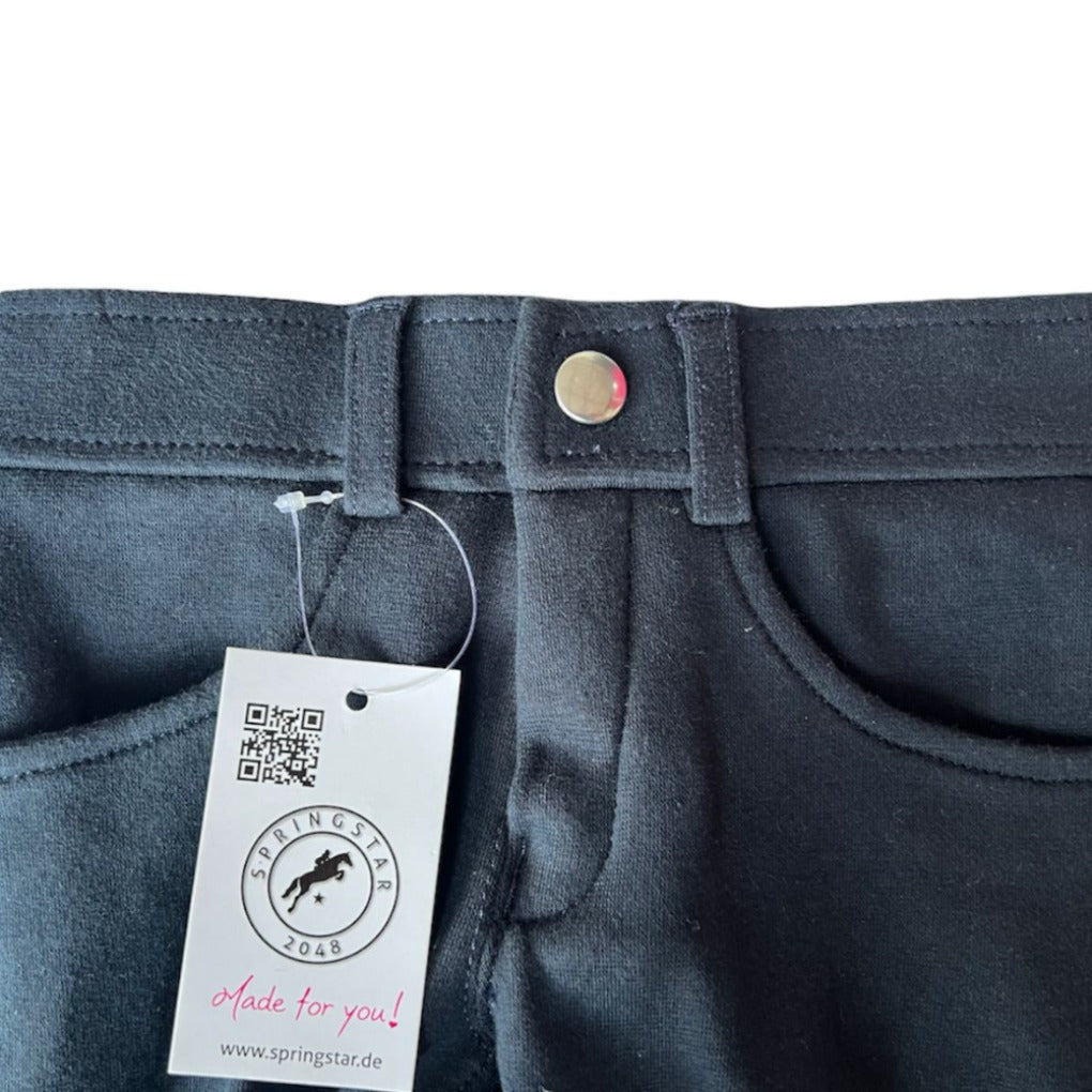 kinderreithose-comfy-springstar-dark blue blau kinder bequem kinderfreundlich glitzer