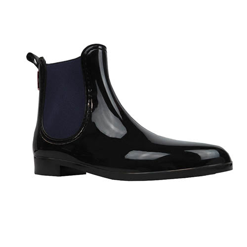 maxima,boots,gummiboots,stallschuhe,black,schwarz,mit blau, stiefeletten wasserdicht