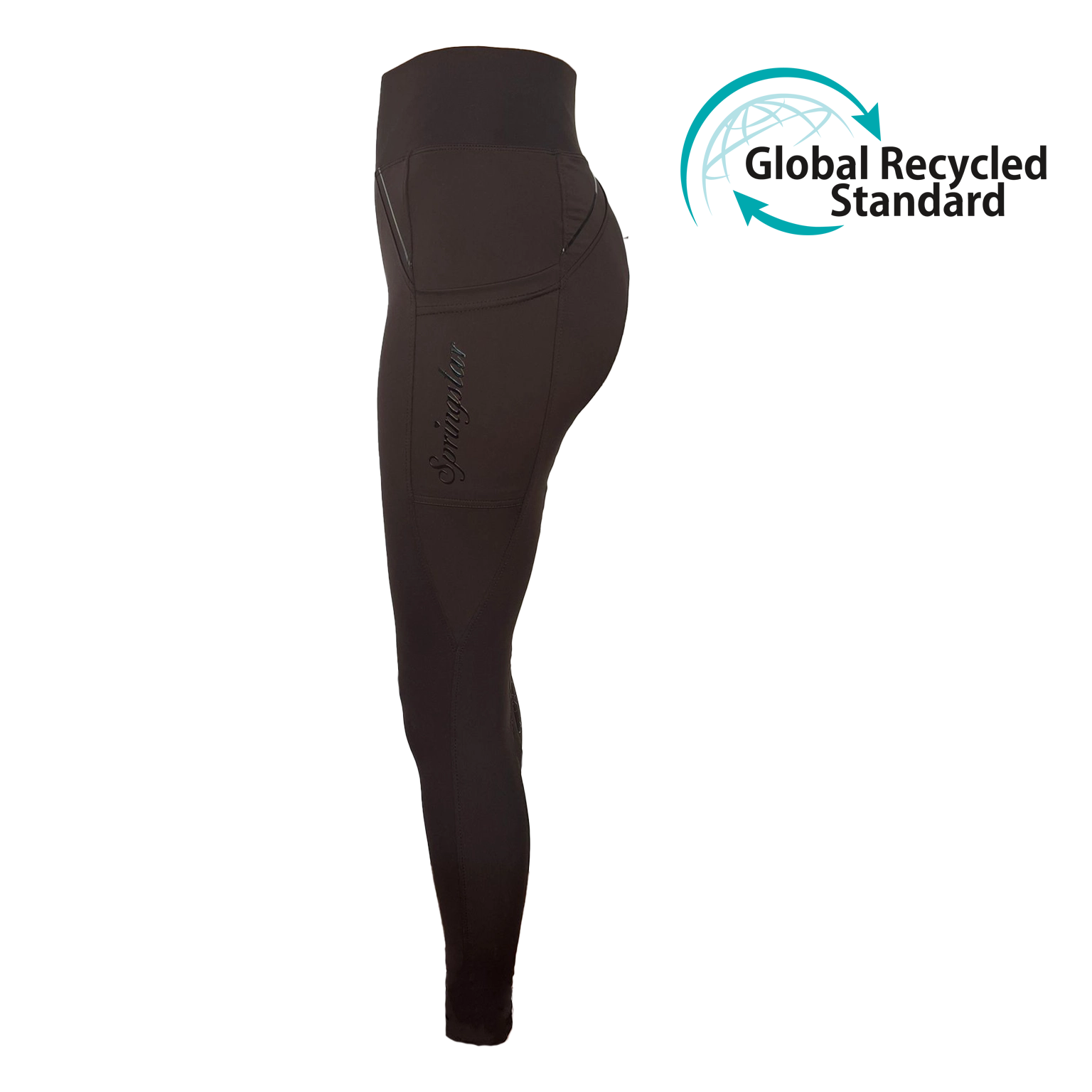 reitleggings braun nachhaltige reitbekleidung reithose reitleggins springstar