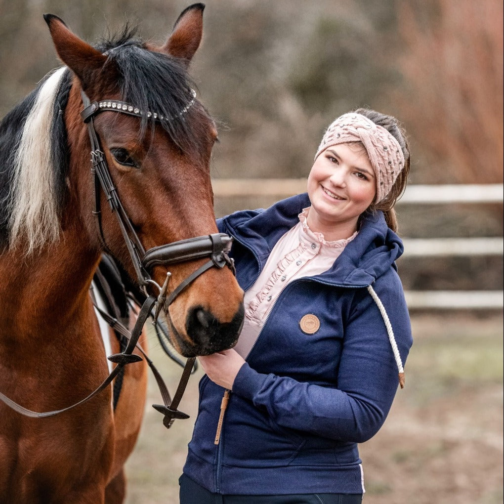 Hoodie, sweatshirt, jacke, naketano, kordel, kaputzenjacke, weich, kuschelig, lagerräumung, reithoodie, Fleecejacke Damen Reiten spooks