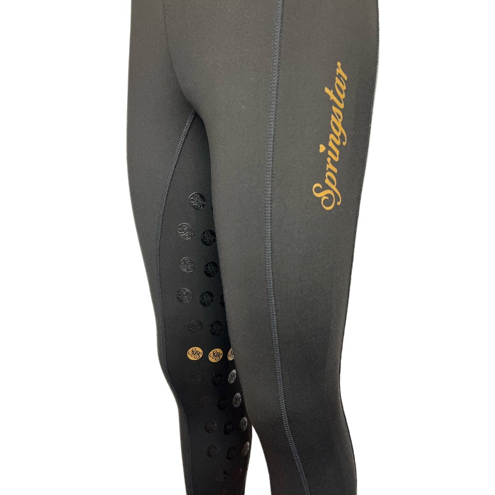 reitleggings mit Handytasche-springstar-usg-dpd-grip-leggings-reiten-schwarz-gold-silber-neuheit-sweetheart