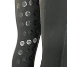 reitleggings mit handytasche sweetherart springstar schwarz silber sommer reithose damen silikon grip vollbesatz