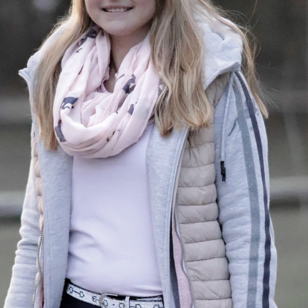 schlauchschal pastell rosa loop einhornmotiv glitzer rundschal tolle farben,rosa,weiß,grau,grün,einhörner,reitstall,beliebt,neu,hingucker,damen,kinder,loop