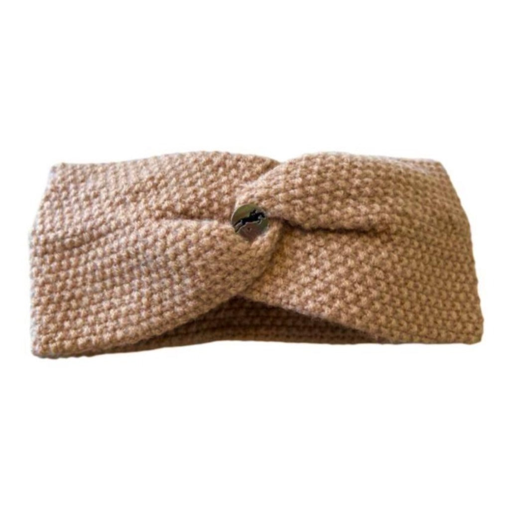 strick stirnband-zentra-knotenstirnband-braun-viskose-lanawolle-wolle-strick spooks reitsport loesdau pikeur