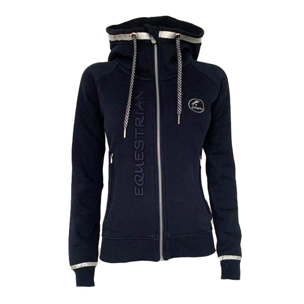 sweatjacke-amaya-sportliche-sweatjacke reiten-nightblue-dunkelblau-springstar spooks
