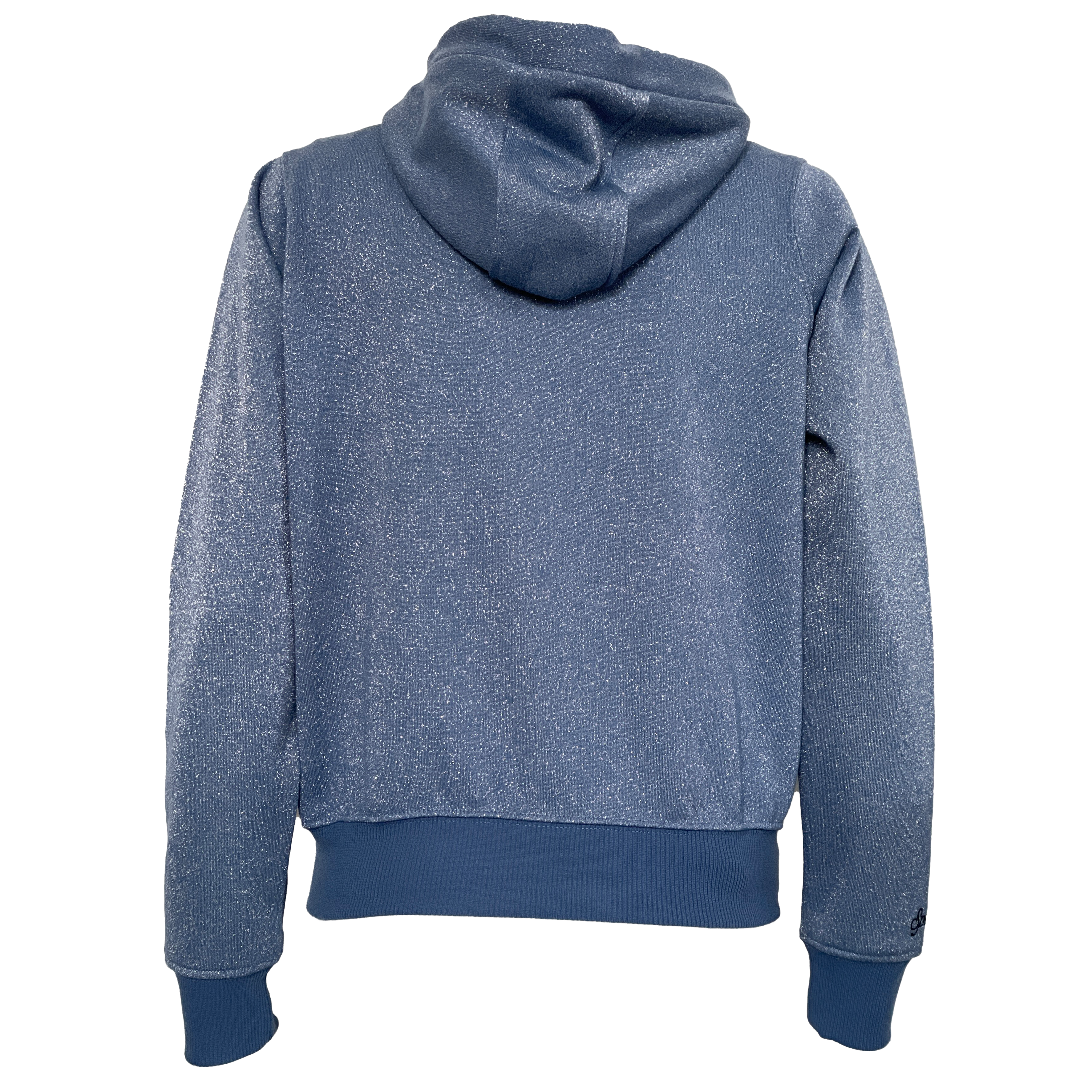 Reitjacke Damen, Glitzer Hoodie, Springstar Reitmode, Equestrian Fashion, Reitbekleidung Damen, Reitjacke mit Kapuze, Reitjacke Blau