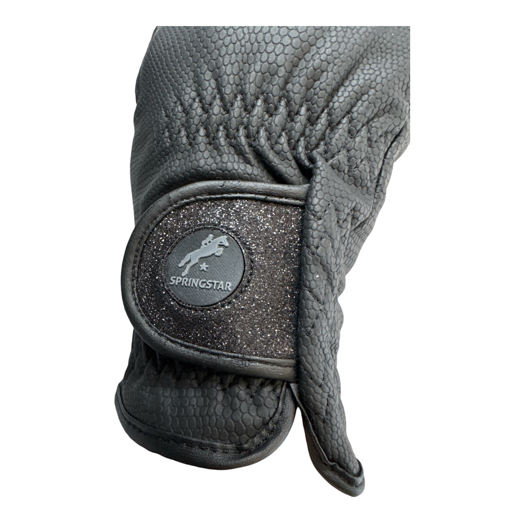 winter reithandschuhe schwarz antonia springstar glitzer