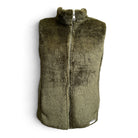 teddyweste reitsport olive grün