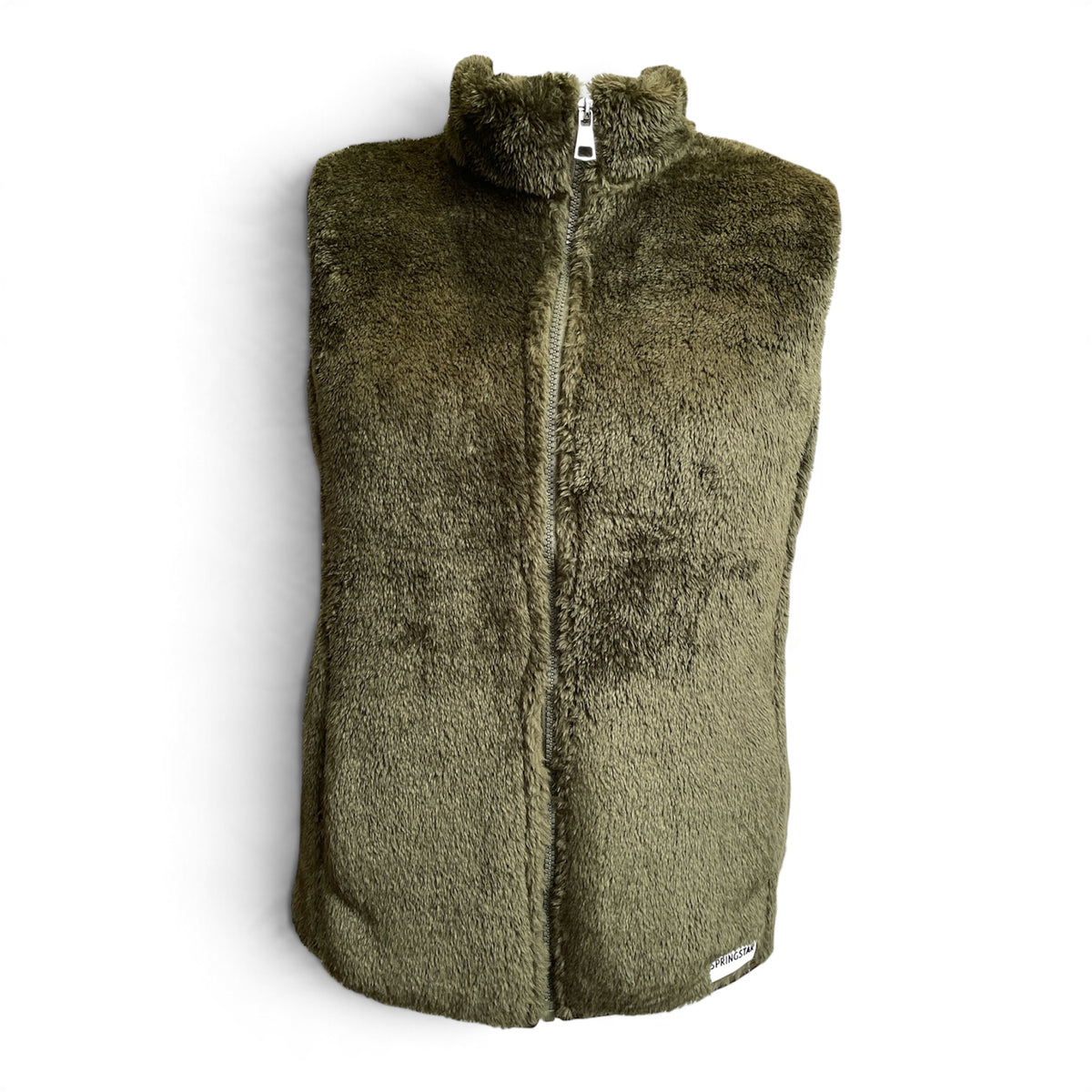 teddyweste reitsport olive grün