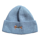 Mütze mit Dackel Stickerei Springstar Blau
