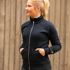 damen sweatjacke stehkragen hoodie springstar spooks reiten 