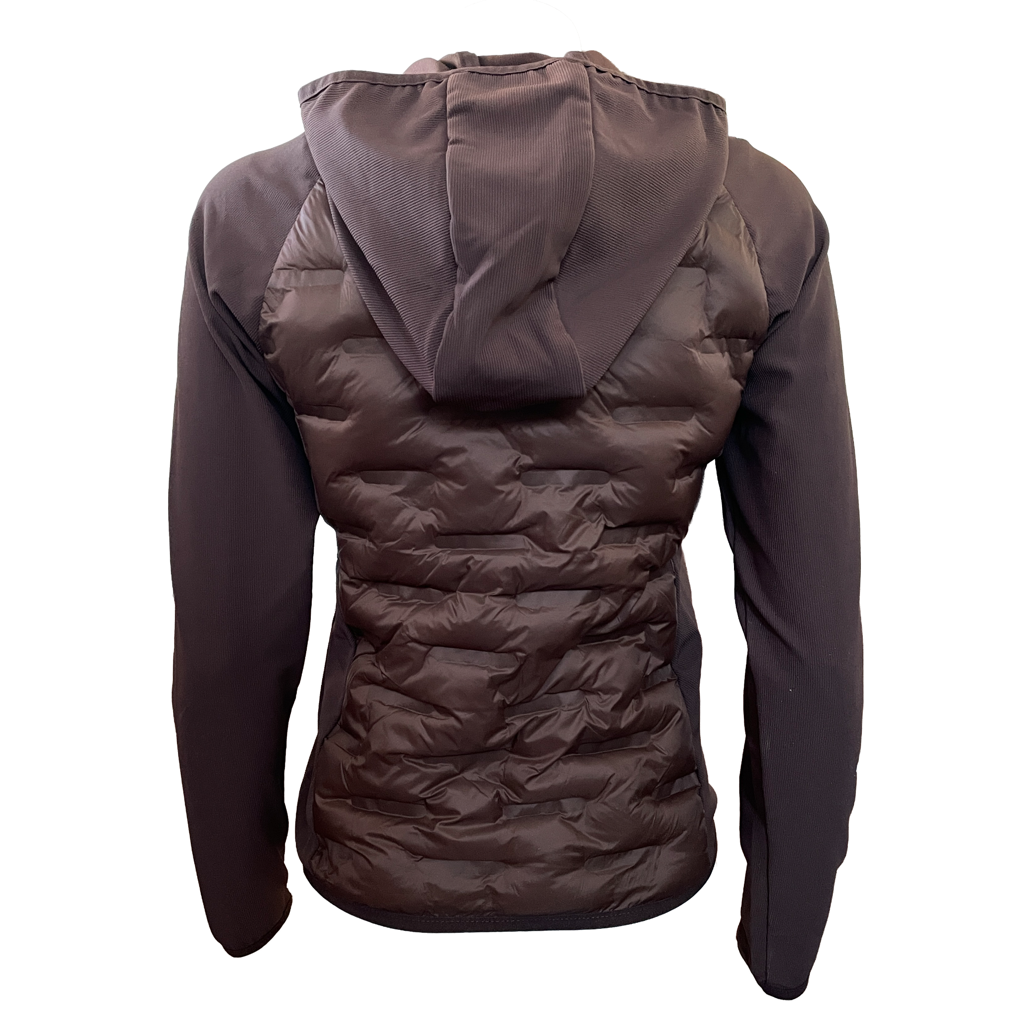 Damen Funktions Reitjacke Bella Springstar Hybrid Übergangsjacke leichte Steppjacke mit Kapuze Braun