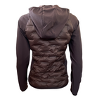 Damen Funktions Reitjacke Bella Springstar Hybrid Übergangsjacke leichte Steppjacke mit Kapuze Braun