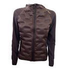 Damen Funktions Reitjacke Bella Springstar Hybrid Übergangsjacke leichte Steppjacke mit Kapuze Braun