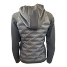 Damen Funktions Reitjacke Bella Springstar Hybrid Übergangsjacke leichte Steppjacke mit Kapuze Grau