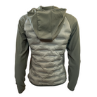 Damen Funktions Reitjacke Bella Springstar Hybrid Übergangsjacke leichte Steppjacke mit Kapuze Khaki