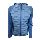 Damen Funktions Reitjacke Bella Springstar Hybrid Übergangsjacke leichte Steppjacke mit Kapuze Blau