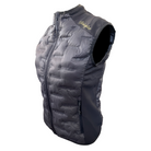funktions reitweste ruby grau damen weste mit kapuze steppweste hybridweste springstar 