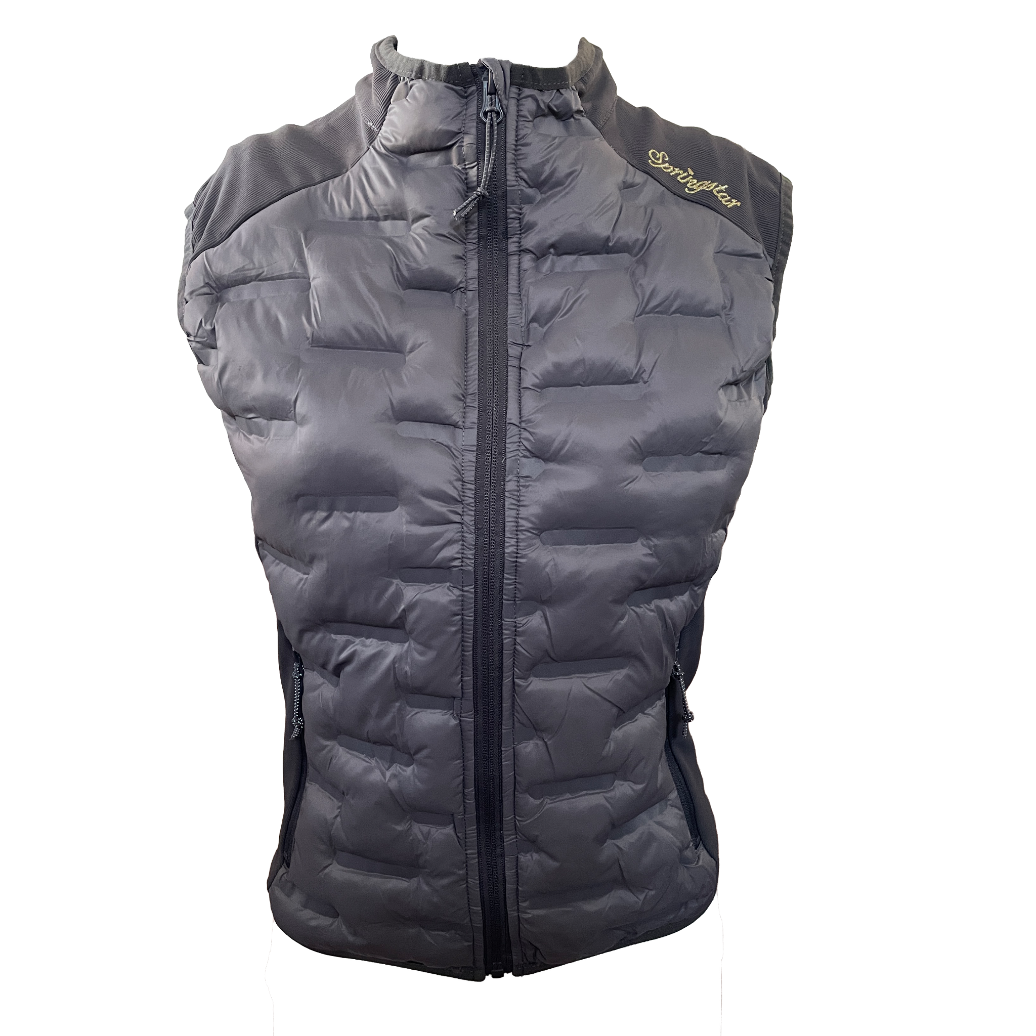 funktions reitweste ruby grau damen weste steppweste hybridweste springstar 